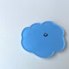 O1CN01l8VBuT1dmNM5aCErc_!!2218445323778-0-cib Blue Smiley Cloud Acrylic Cup Coaster, 3.43 × 3.35 in